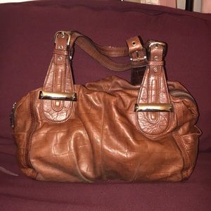 B Makowsky leather brown hobo/shoulderbag